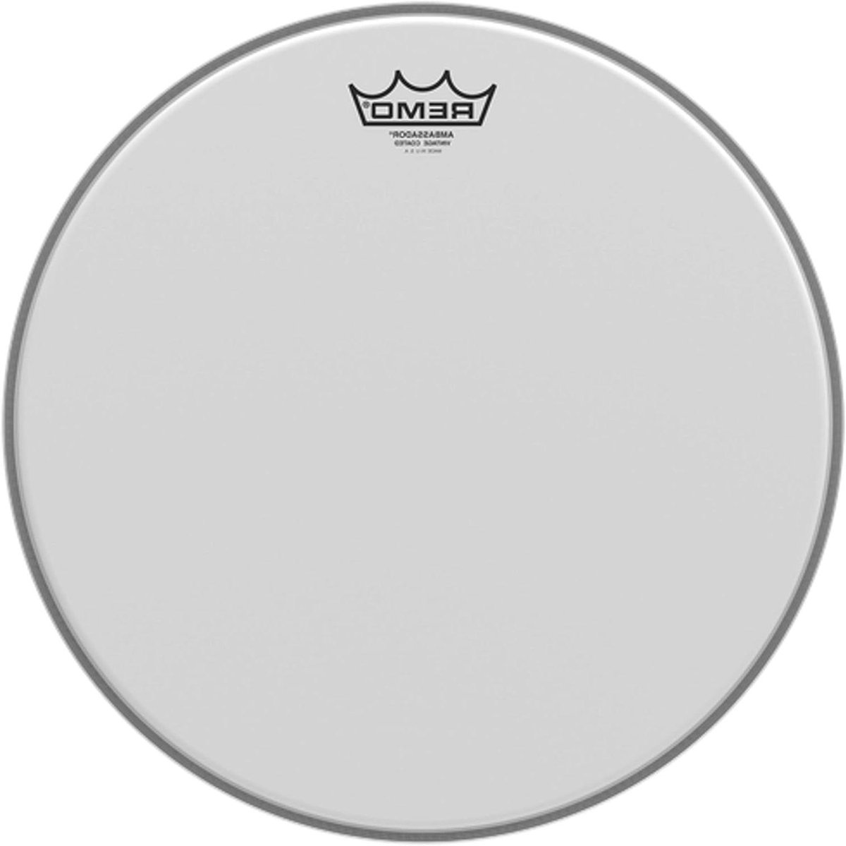 Bassdrum vel - Trommelvel - Muziek maken - Vintage gecoat ontwerp - 356 cm - Wit