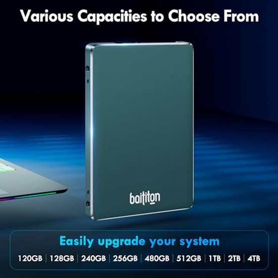 1TB SATA III 2.5 inch SSD - Snelle interne Solid State Drive met tot 550MB/s snelheden — afbeelding 2
