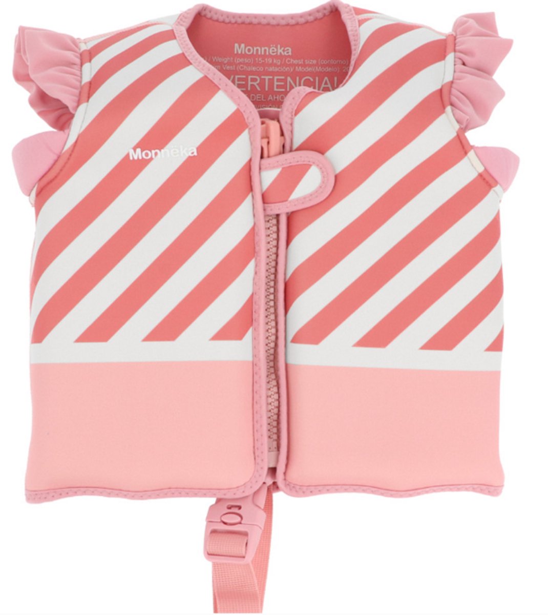 Zwemvest | 2-3 jaar | Roze | Wit | Gestreept | Strepen | 15-19 kg | Drijfvest | Zwemmen | Veiligheid