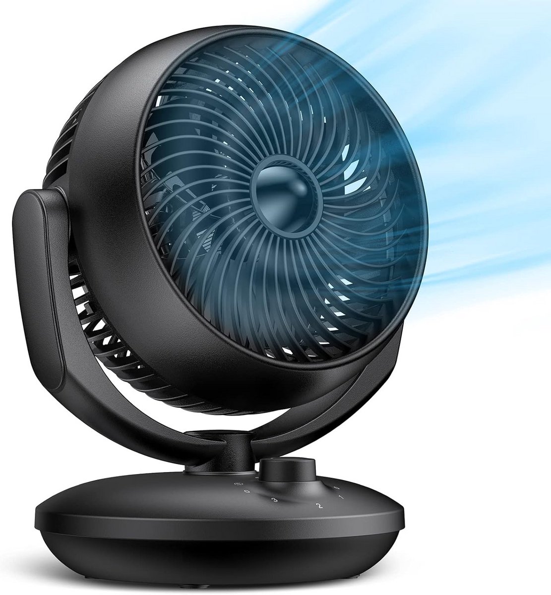 Krachtige Luchtcirculator & USB Ventilator voor Bureau of Tafel