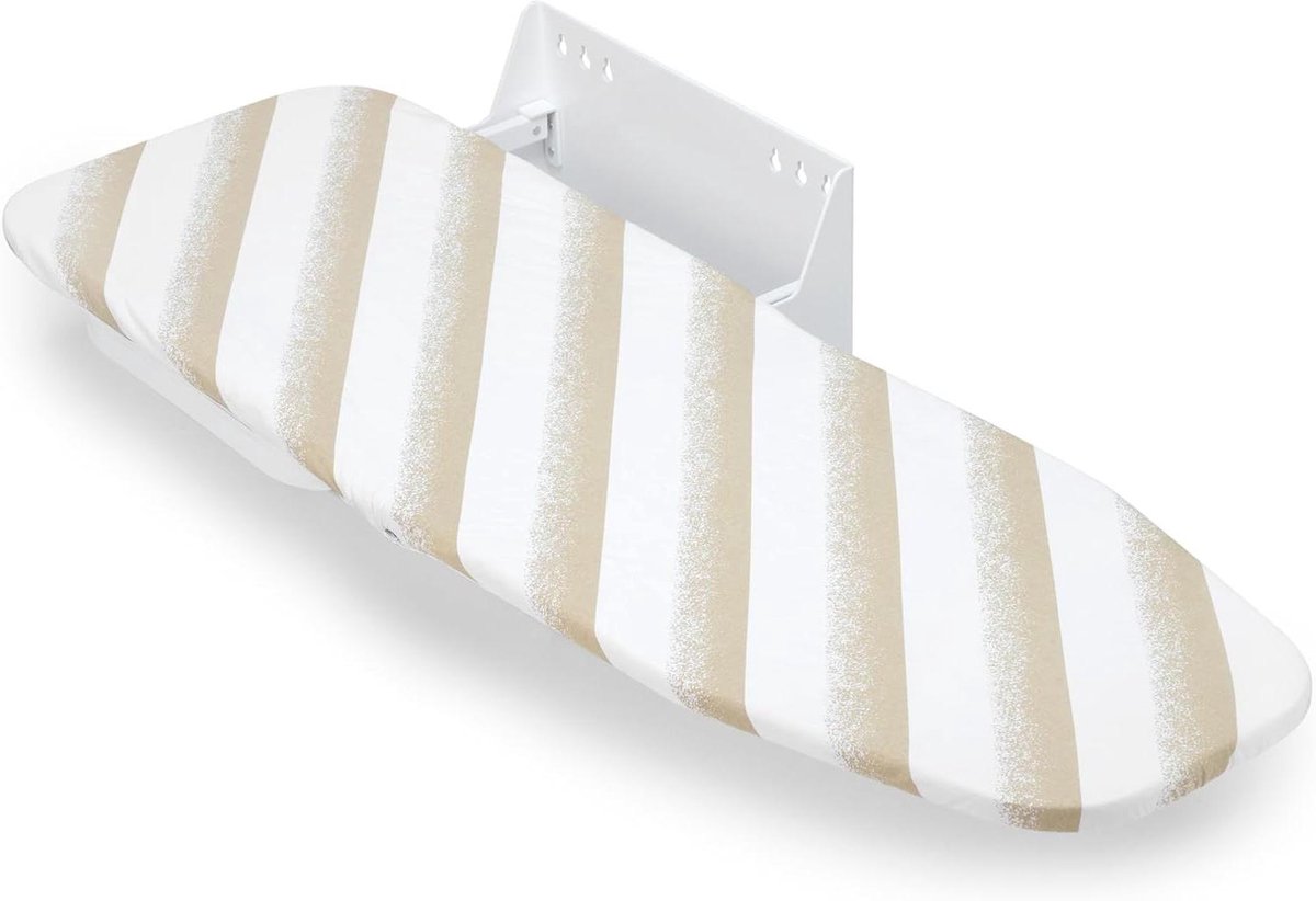 Opvouwbare Strijkplank - Wandmontage Strijkplank - Ruimtebesparend Strijken - 180º Draaibaar - 98x31 cm - Wit