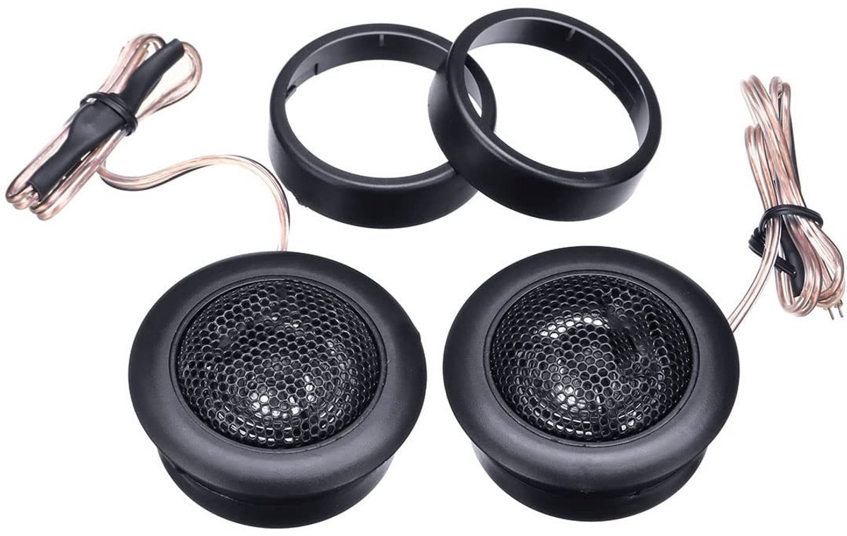 aladdien - Audio Speaker - Auto Mini Luidsprekers - Compact en krachtig - 12V 120W - Tweeter Hoorn - Ideaal voor auto- en audiofans - 2 Inch