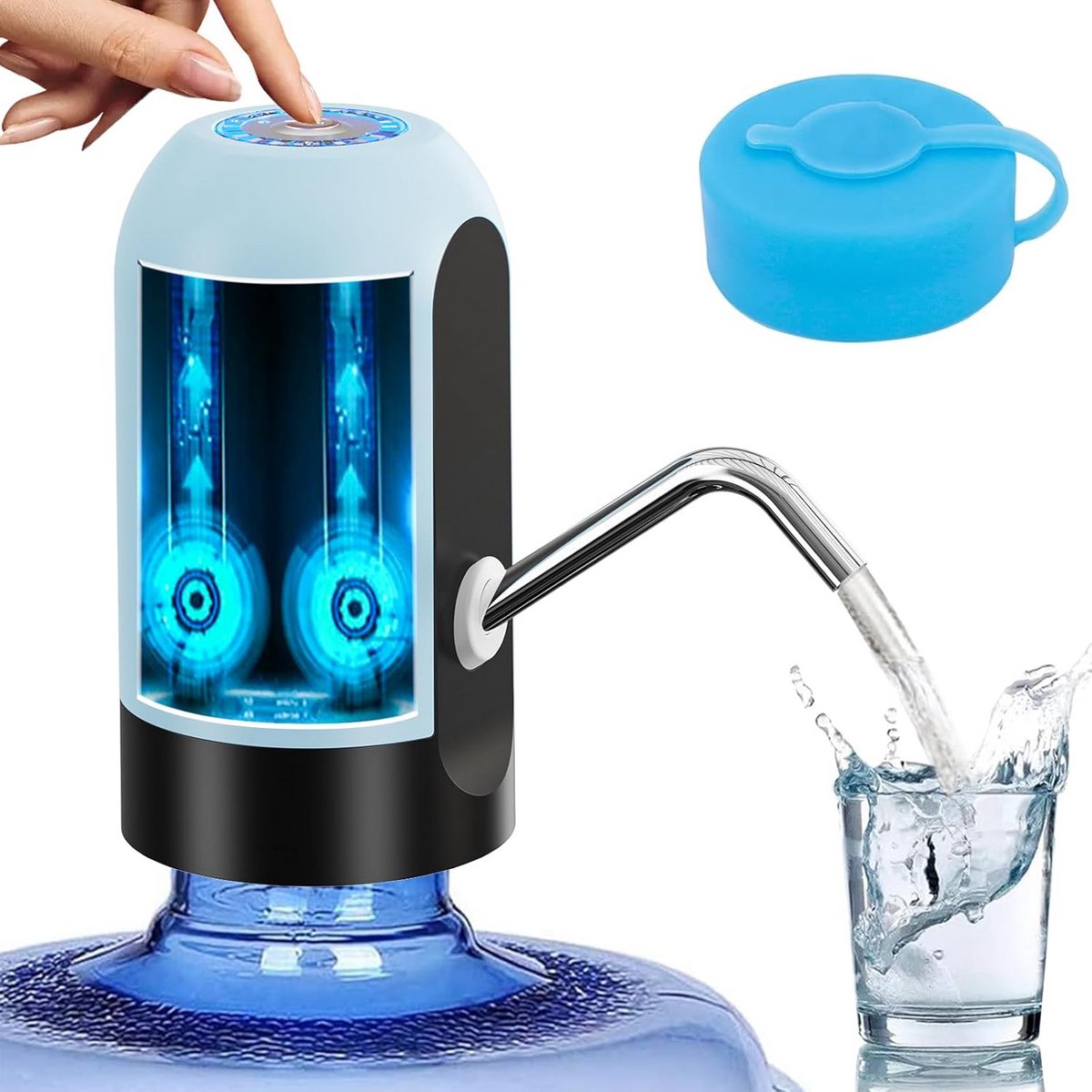 Elektrische Waterpomp Fles USB Oplaadbaar voor 5 Gallon Waterkan