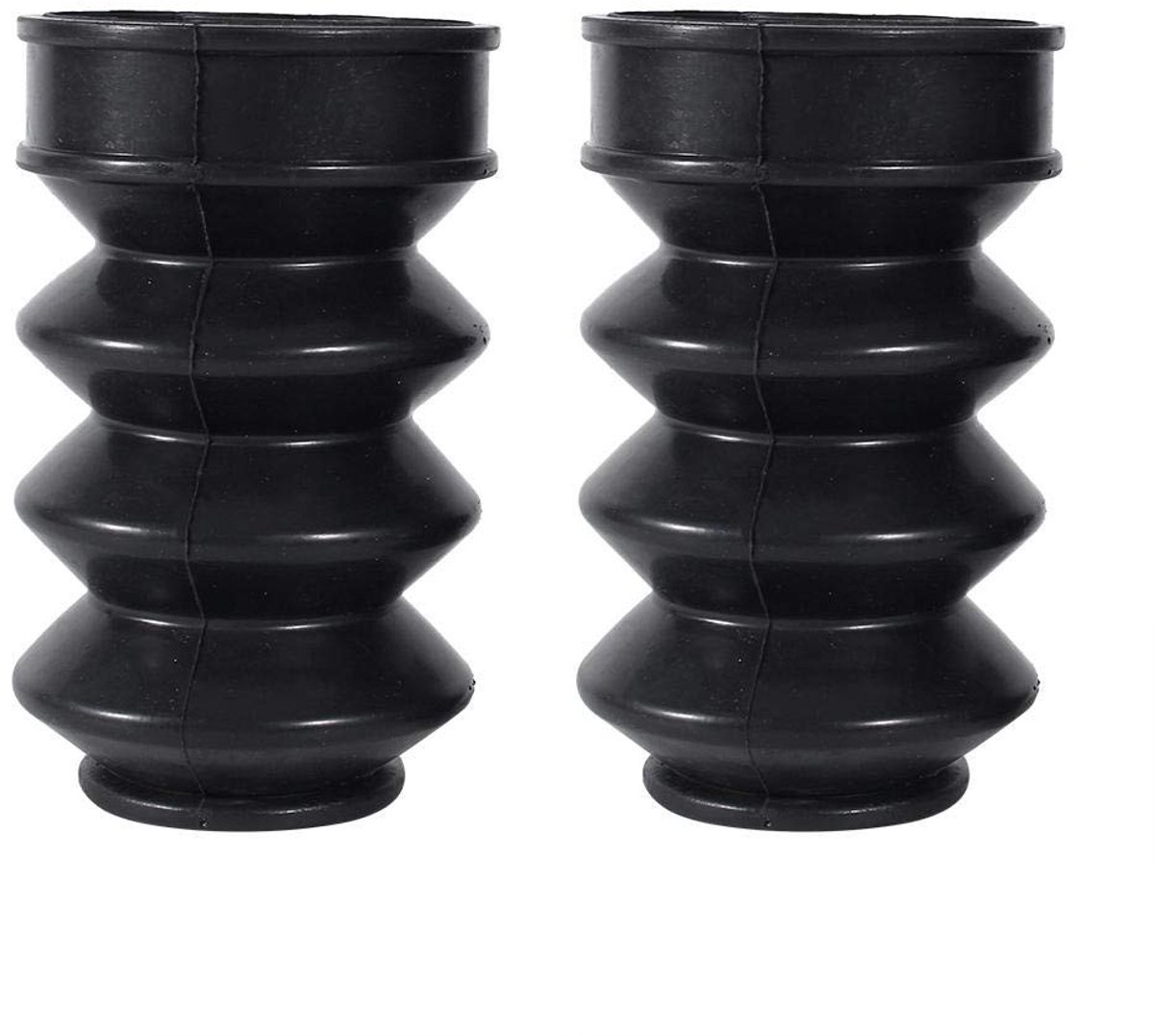 aladdien - Fietsvork Bescherming - Rubber Voorvorkbedekking - Duurzaam - 39mm - Schokdemper Bescherming - Geschikt voor XL883 en 1200 - 1987-up mode..