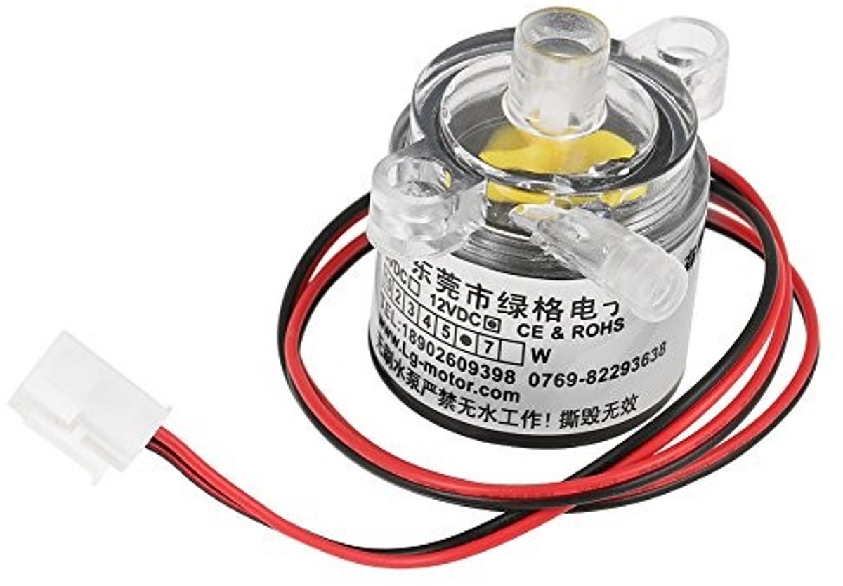 aladdien - Onderdompelbare Waterpomp - 12V DC - Brushless micro pomp - Compact formaat - Geschikt voor aquarium - Waterpartijen - Ideaal voor aquari..
