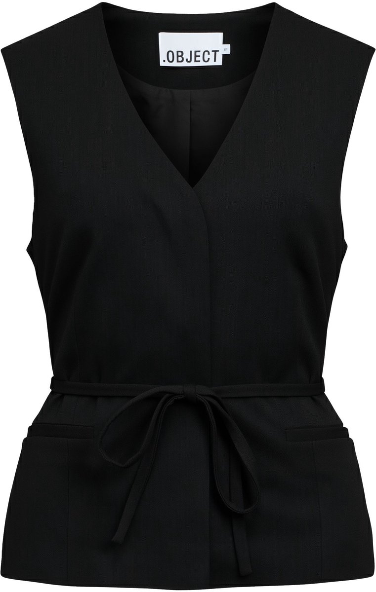 Object Objlisa Re Tie Waistcoat Noos Blazers Dames - Zwart - Maat 38
