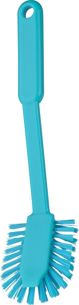 Haug Afwasborstel met Schraper - Turquoise
