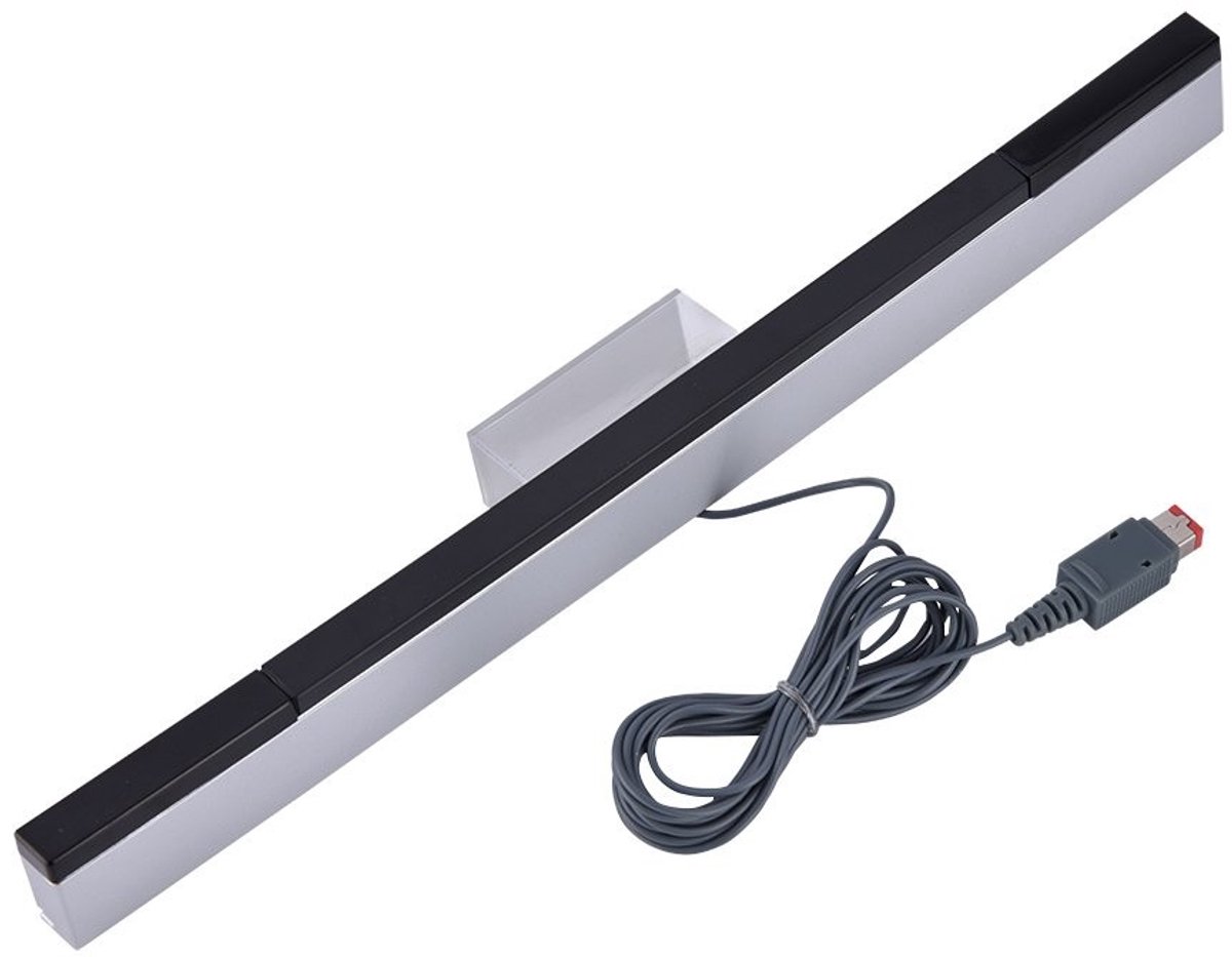aladdien - Sensor Bar - Wired Infrared - Perfecte vervanger - Standaard - Geschikt voor Wii - Voor 4 spelers - Hoogste gevoeligheid