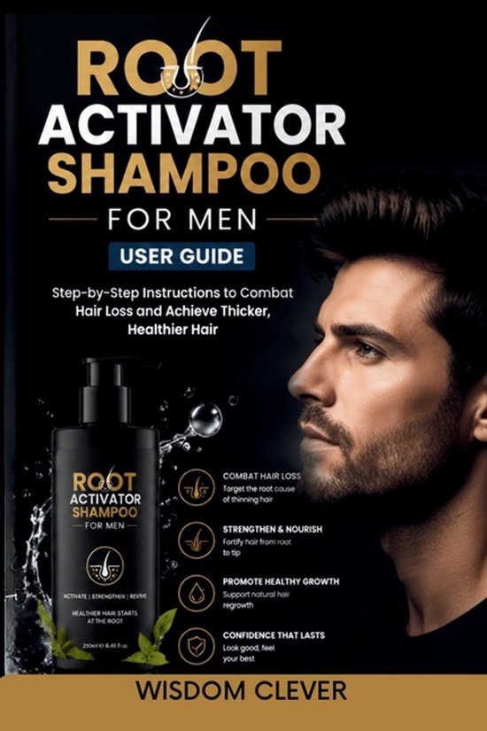 Root Activator Shampoo for Men User Guide - cover