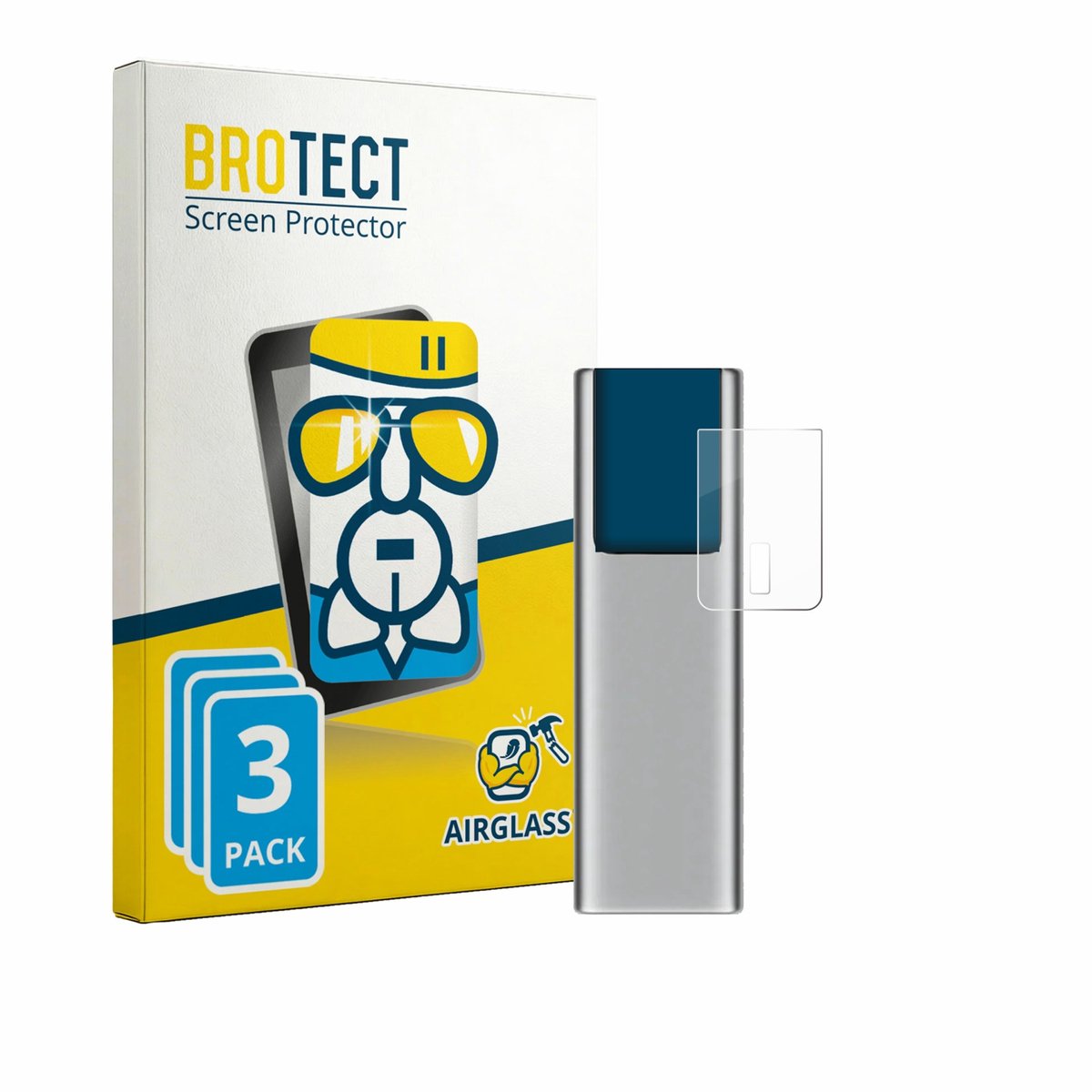 Screenprotector 3 Stuks voor Cuktech 10 Beschermglas transparant