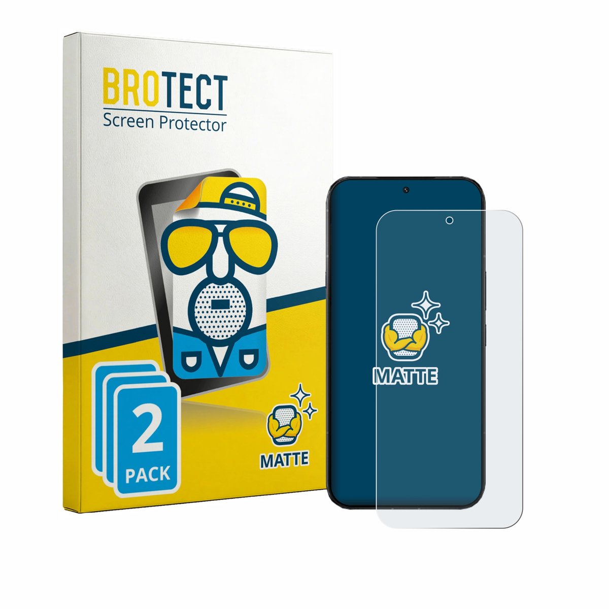 BROTECT - Screenprotector voor Infinix Note 60 Ultra - Folie Beschermfolie matte 2 Stuks