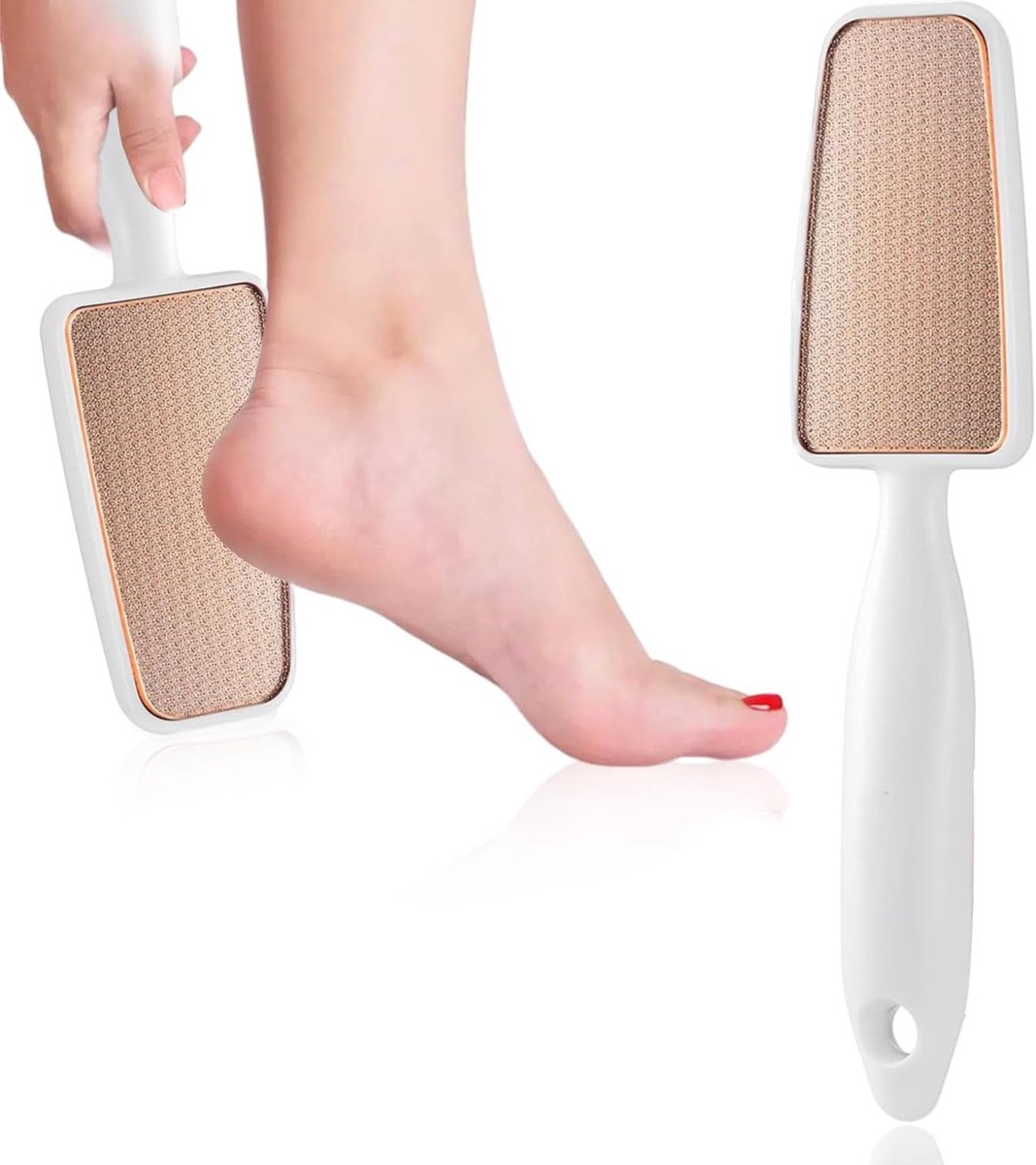 Verwijder Hardnekkige Huid met Nano Glas Voetvijl - Eenvoudige Callus Verwijderaar voor Voeten, Pedicure Gereedschap en Voetverzorging