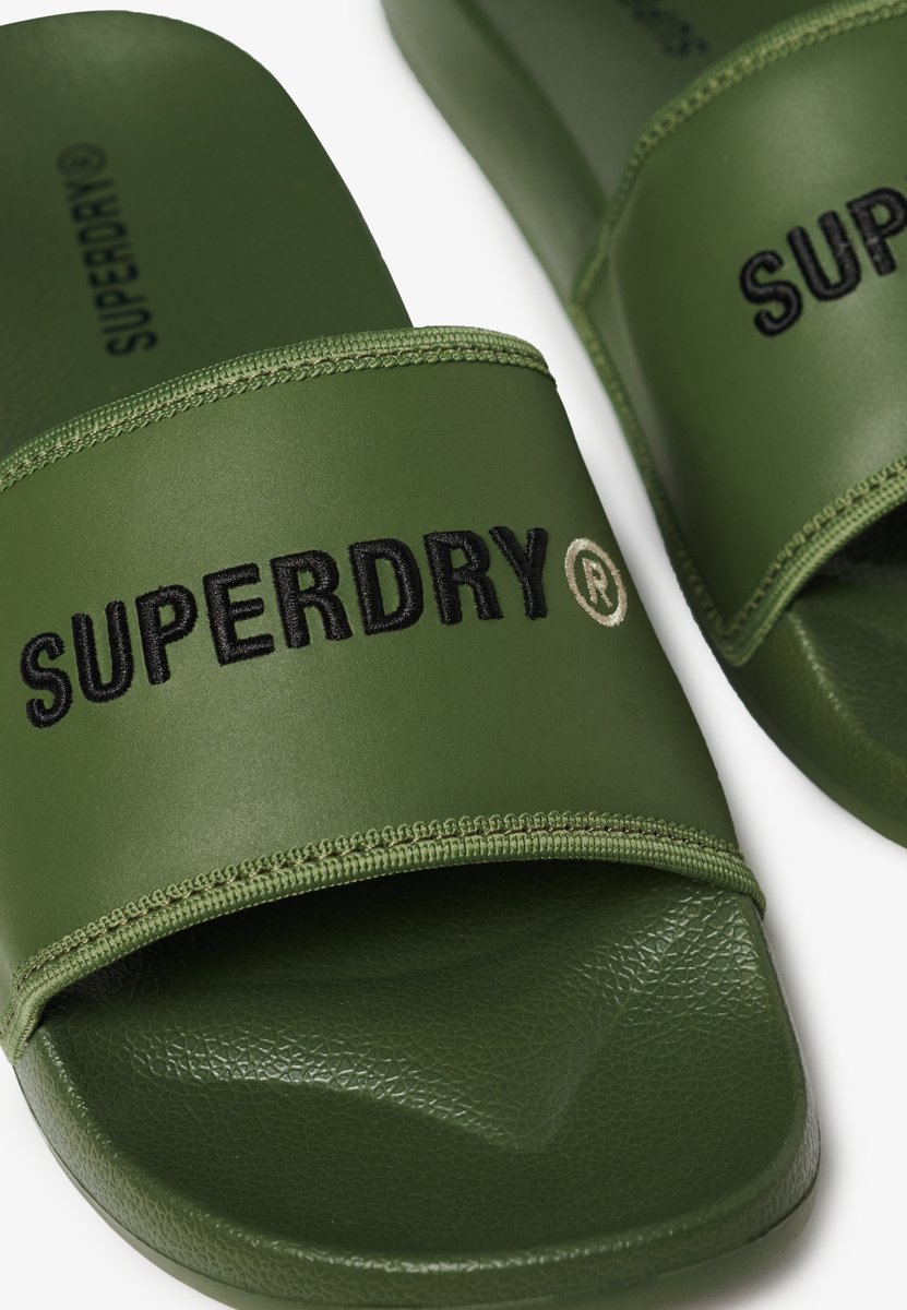 Superdry Tarp Core slippers Heren Slippers Khaki