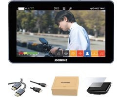 Professionele 5.5" Camera Monitor met HDR en 1200Nit, 4K 30 HDMI In/Uit, Volledig Scherm Touch Control en 3D LUT voor Videoproductie