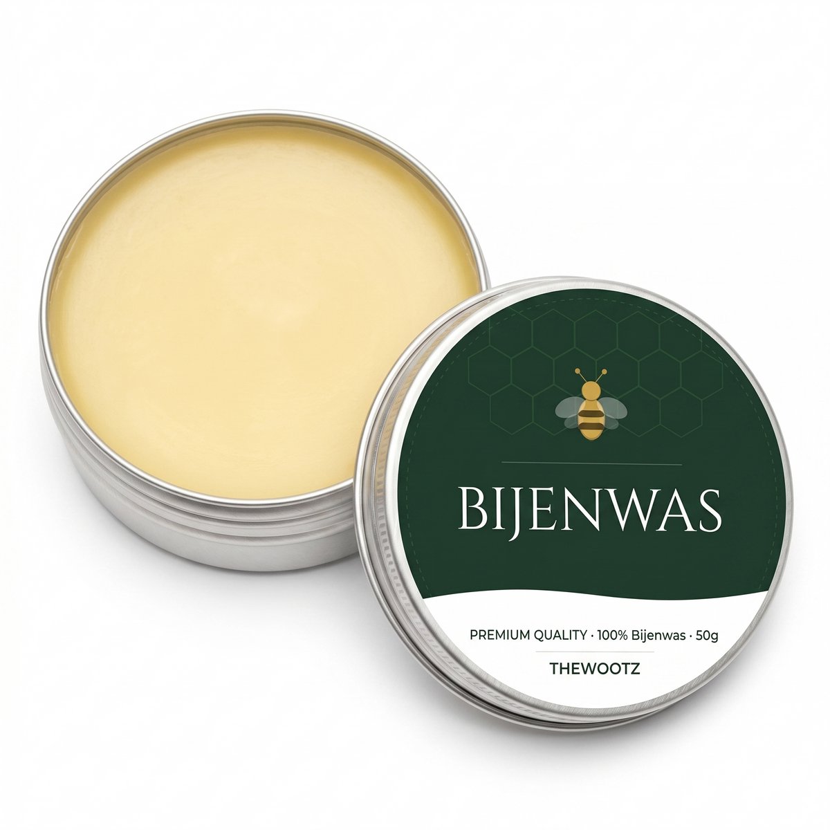 TheWootz Bijenwas voor Snijplanken en Hakblokken - 100% Natuurlijke Bijenwas - 50 g