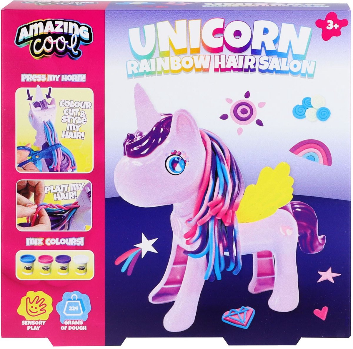 Amazing Cool eenhoorn speelgoed Rainbow Hair Salon voor kinderen.