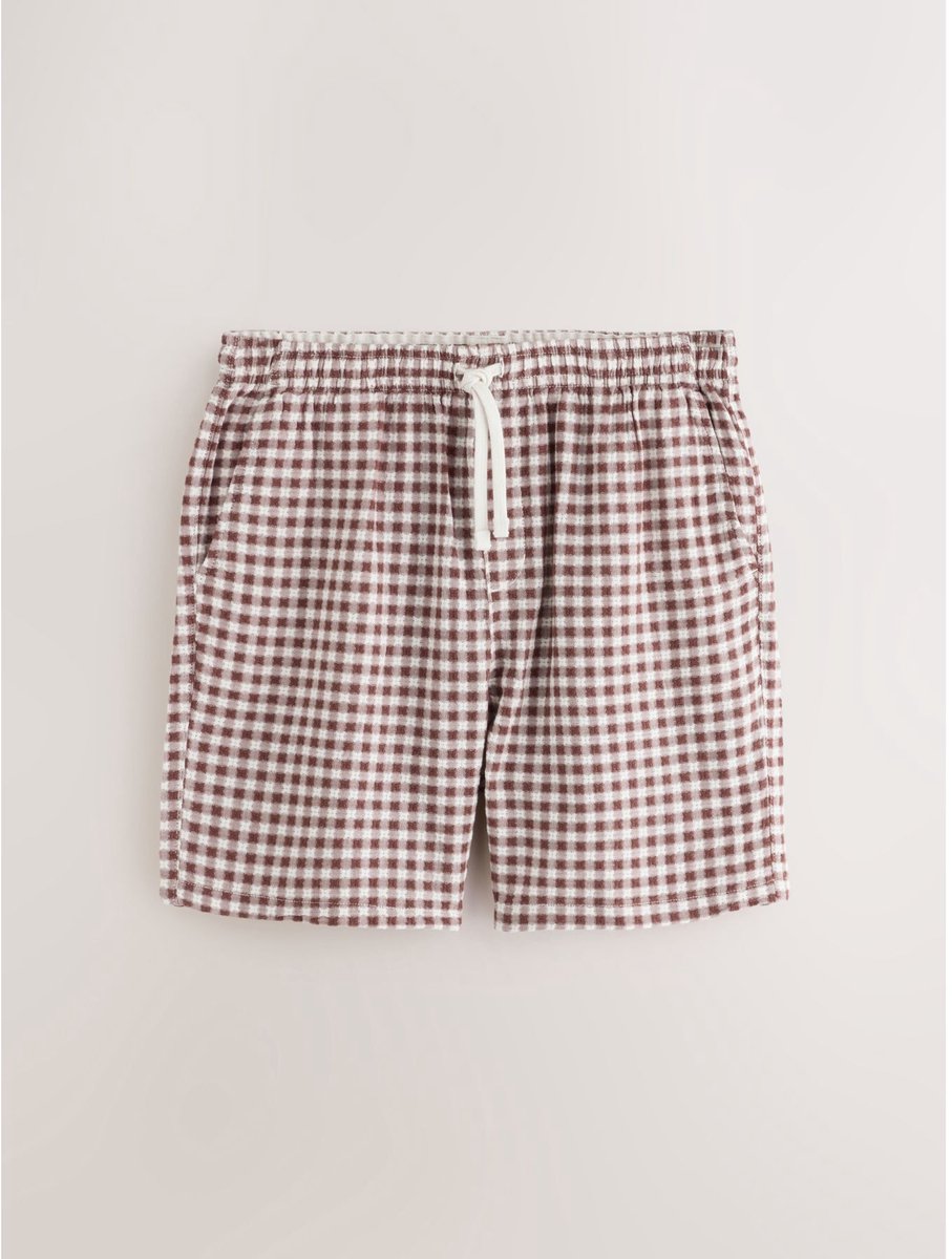 Next - Heren - Shorts met elastische taille - Bruin