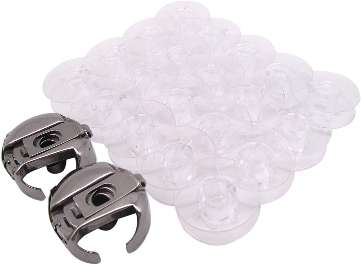 Bobbin Case en Coils Set 1SET #91-105544-91 2PCS + 9033P 20PCS Geschikt voor PFAFF Naaimachines en Accessoires