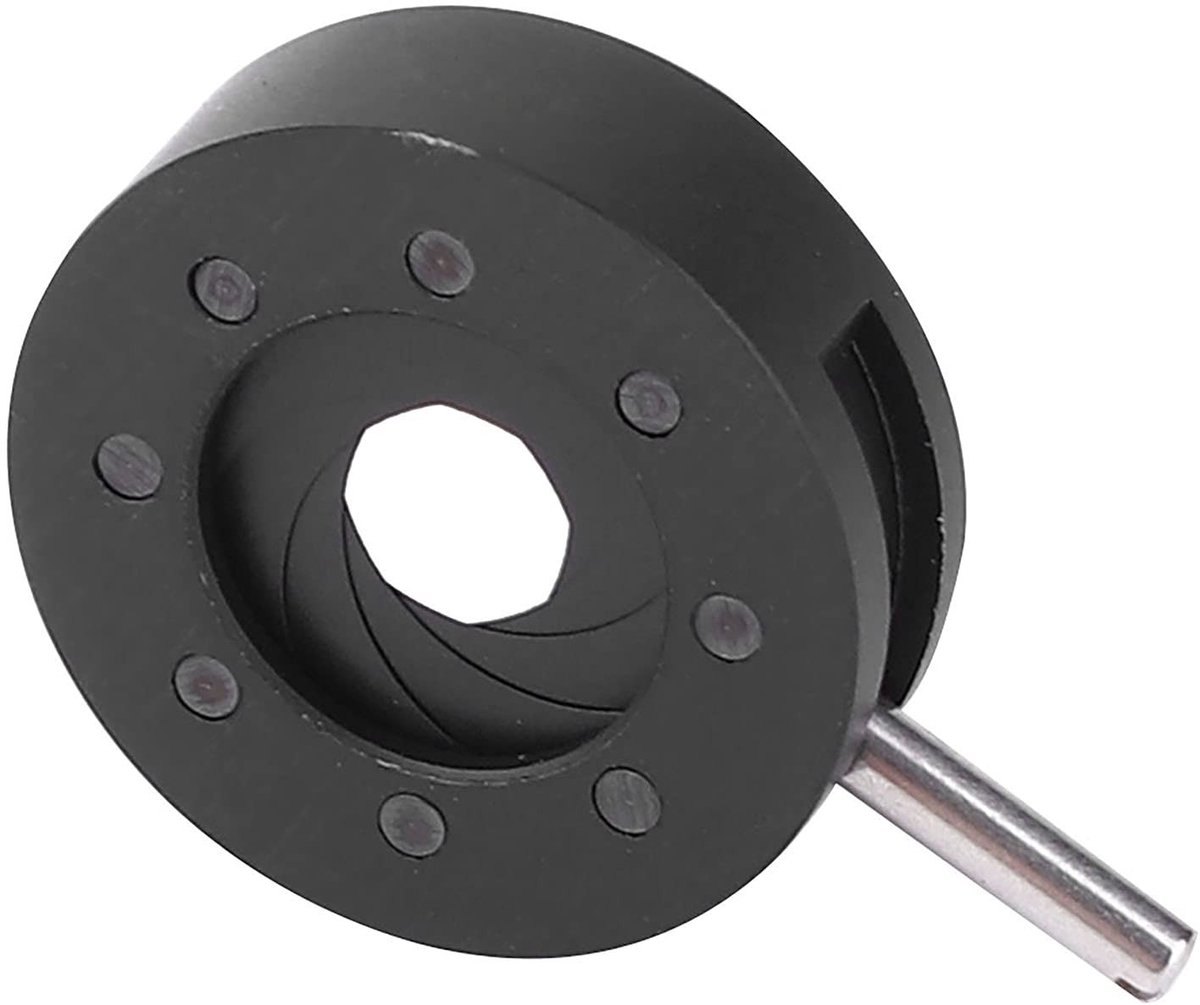 Allecto - Microscoop Irisadapter - Verstelbare Opening - Optimale Lichtdoorlaatbaarheid - Geschikt voor SK6 SK8 SK12 SK23 SK25 - Hoogwaardige Kwali...