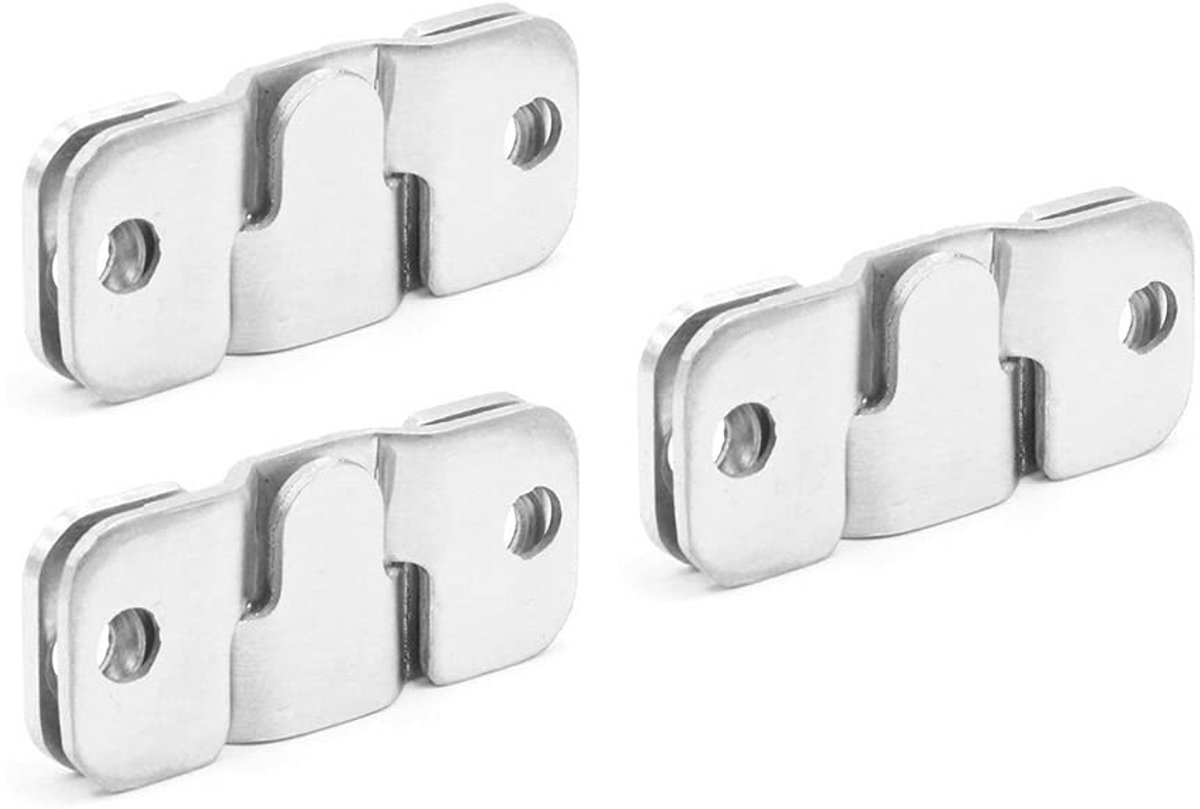 Allecto - Flush Mount Bracket - Foto Frame Bevestiging - Roestvrij Staal - Interlocking Ho