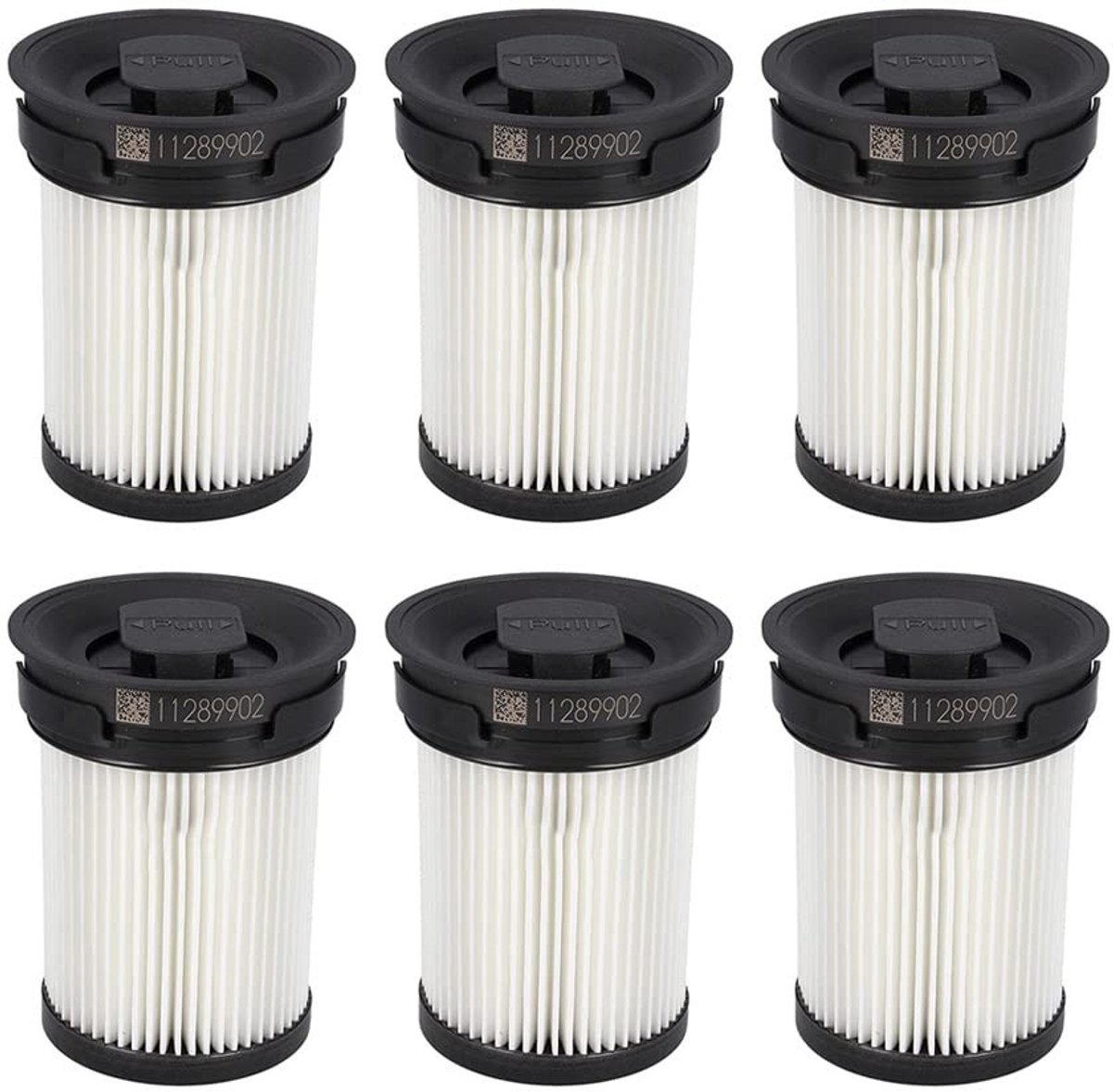 Allecto - Vervangende Filter - Wasbaar Filter - Hoge kwaliteit - Geschikt voor Miele TriFlex HX1 - Efficiënt Stofpreventie - 6 Stuks
