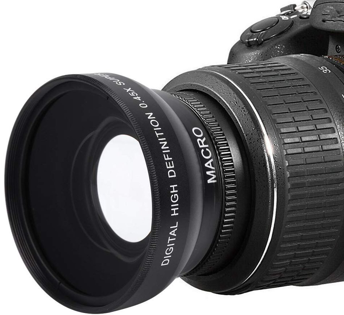 SPHProducts - HD wide-angle macro lens - 0.45x vergroting - Hoogwaardige kwaliteit - 49mm diameter - Ideaal voor fotografie - Eenvoudig te installeren