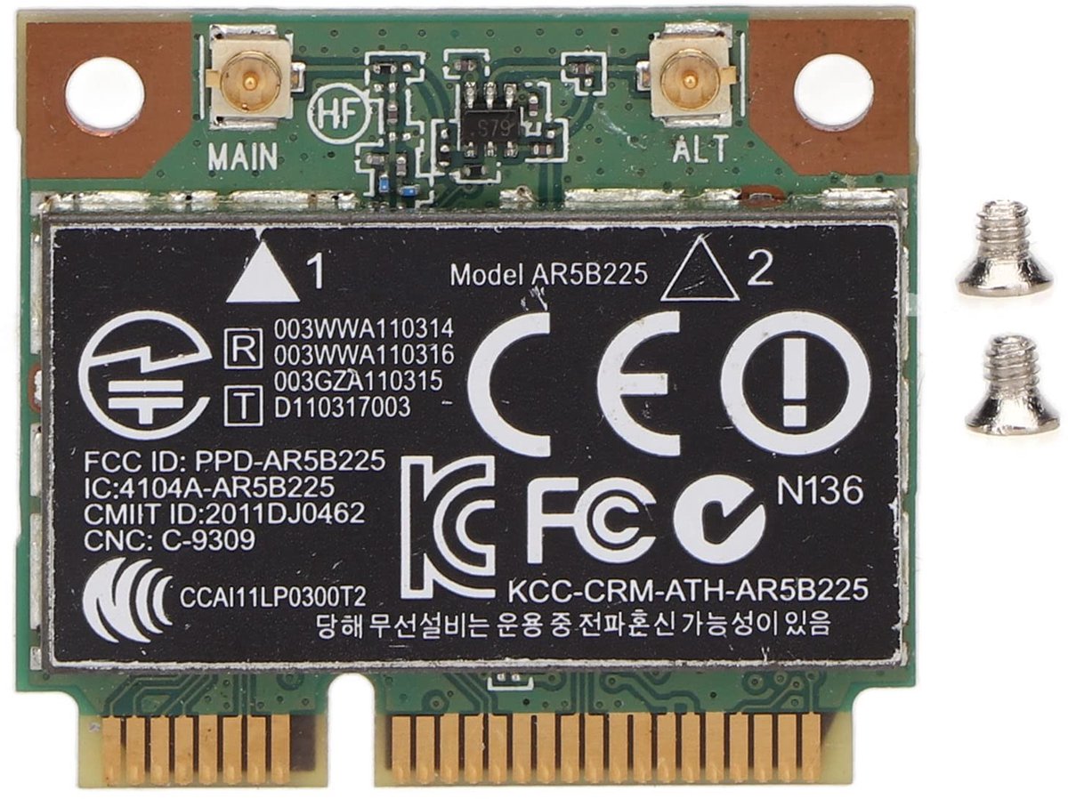 Mini PCIe-netwerkkaart Draadloze Wifi-kaart - 300 Mbps Overdrachtssnelheid - Bluetooth 4.0 - CQ43 CQ58 DV4 DV6 DV7 G4 G6 G7 .