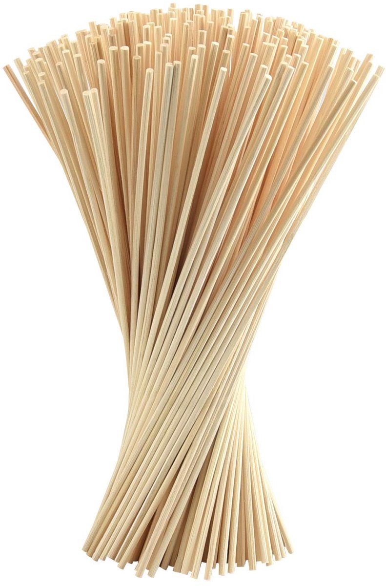 Allecto - Rattan Sticks - Aroma Sticks - Natuurlijk en milieuvriendelijk - 24 cm - Geurverspreider - 250 stuks - Geschikt voor alle diffusers