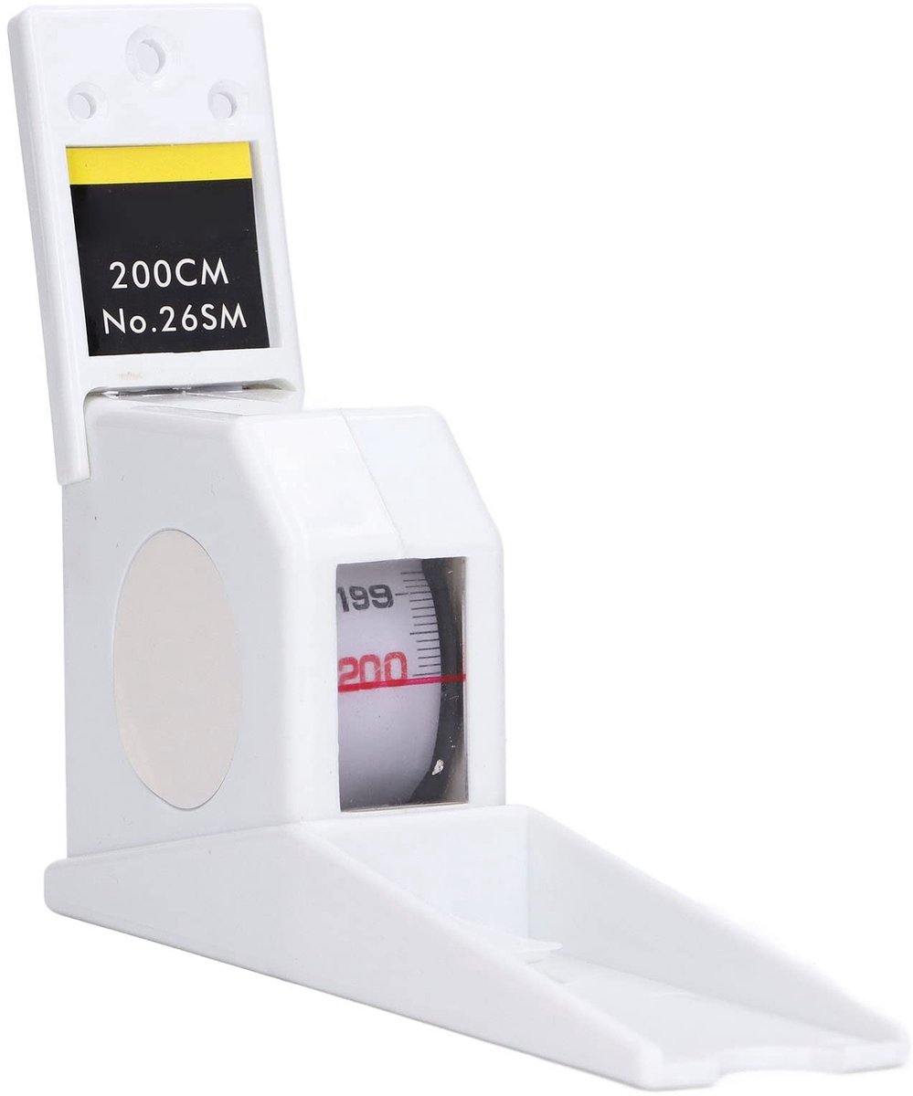 Allecto - Hoogtemeter 200 cm - Wandgemonteerde Meetlat voor Thuisgebruik - Inklapbare Lengtemeter - Nauwkeurige metingen - Ideaal voor kinderen - G..