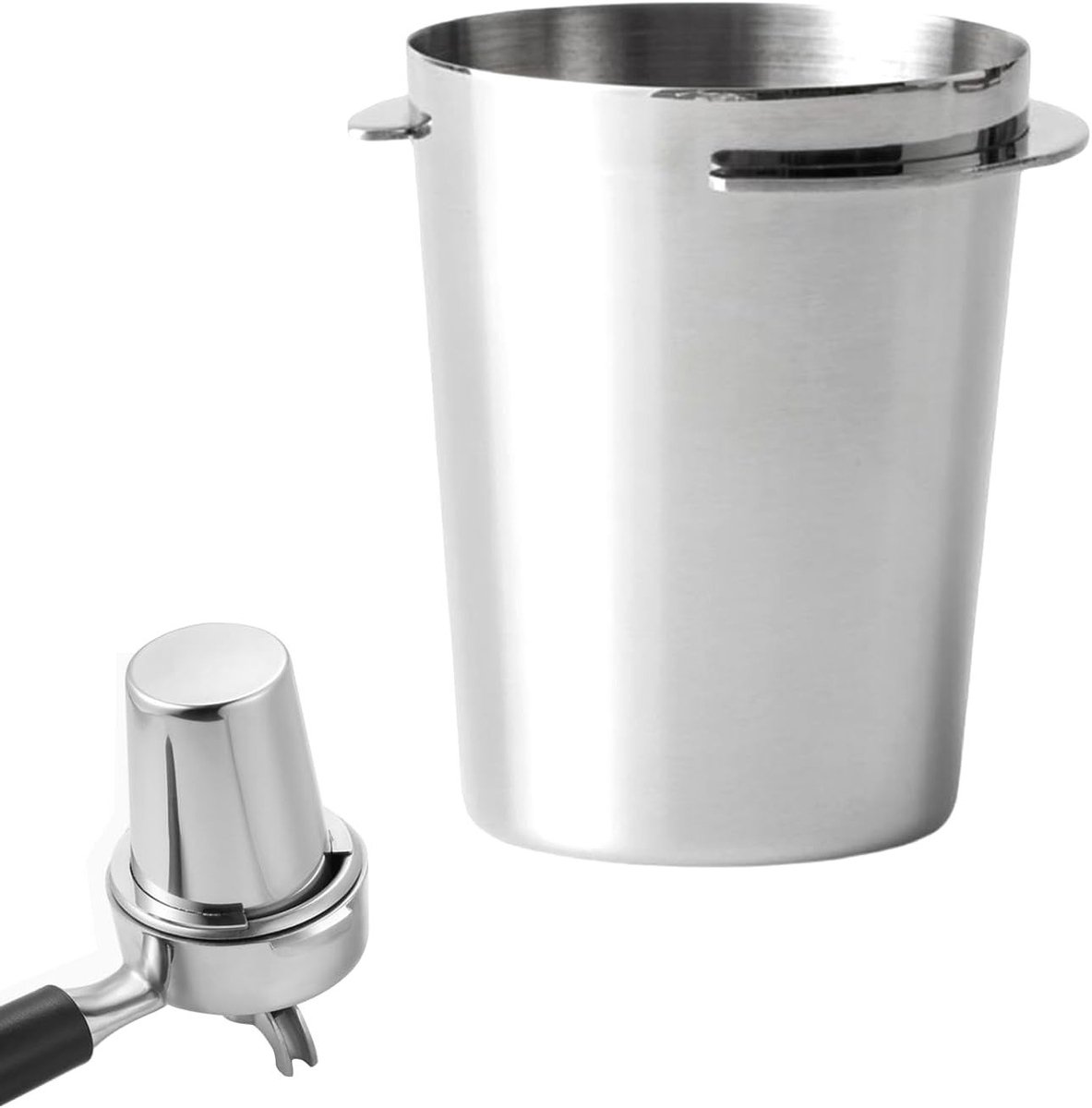 58mm Dispensing Mond voor Koffie, Barista Accessoires voor Espresso, Geschikt voor 58mm Porta Filter, RVS Koffie Dispensing Mond, Perfect voor Koffiezetapparaten en Barista Gebruik