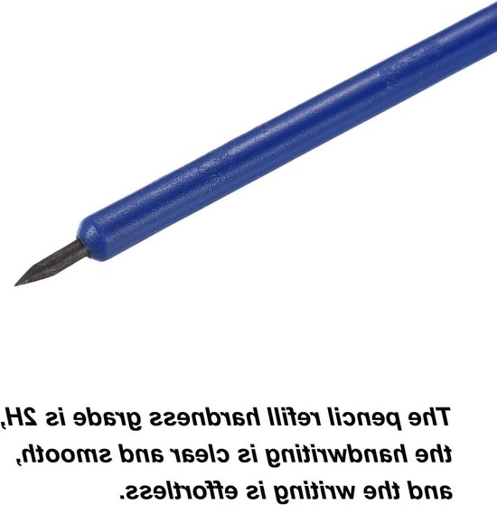 Golf Scoring Potloden met Gum - 20 Stuks Ronde Clip Plastic 2H Hoogwaardige Markers voor Sportevenementen en Vergaderingen - Blauw van GOLF — afbeelding 2