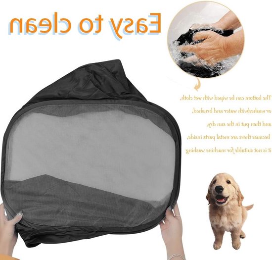 Vouwbare Dierteelt Tent voor Kleine Huisdieren - Ademend Speelgebied voor Konijnen, Cavia's en Fretten met Beschutting en Mesh Ontwerp van Merkloos — afbeelding 4