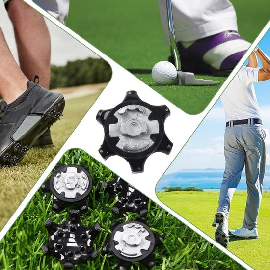 Noppen voor golfschoenen en cricketspikes, schroefdraad noppen voor optimale grip en prestaties van Merkloos — afbeelding 2