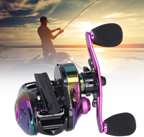 VT Goods - Baitcasting Visserijhaspel - Hoge Snelheid 8.1:1 - Lichtgewicht Metaal - Voor Zoetwater en Zoutwater - 12-speed Magnetische Rem - 261g — afbeelding 2