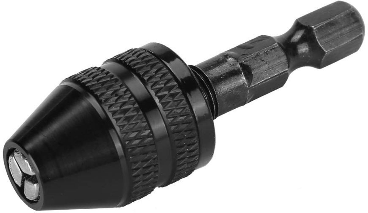 aladdien - Boorkop Adapter - Voor Accuboormachines - Snelle Verwisseling - 6.35mm - Hoogwaardige Kwaliteit - Voor Efficiënt Boren - Geschikt voor Di..