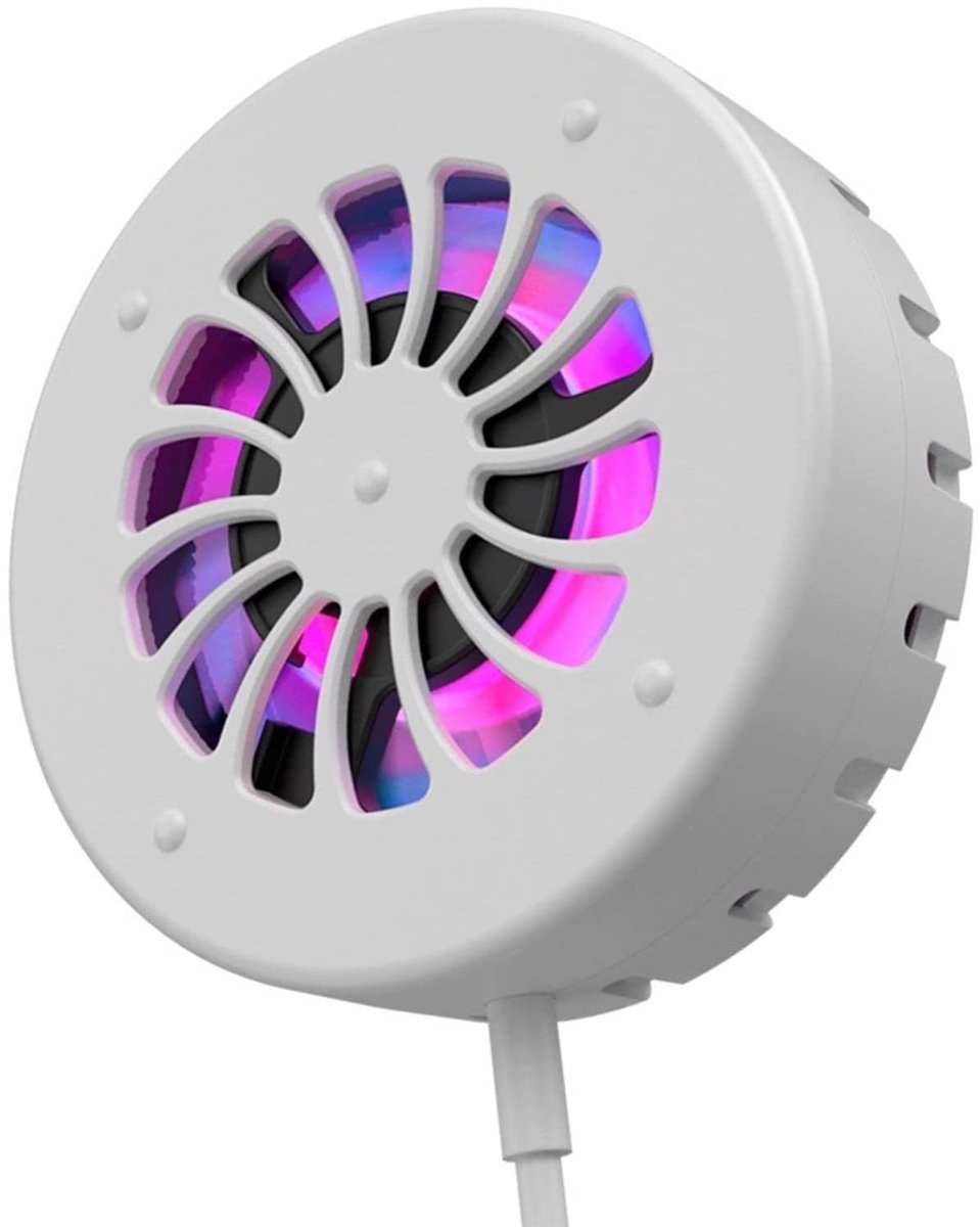 aladdien - Magnetische Koelere Radiator - Draadloze Oplader - Snel opladen - Wit - Game Warmteafvoer - Bescherming tegen overbelasting - Geschikt vo..