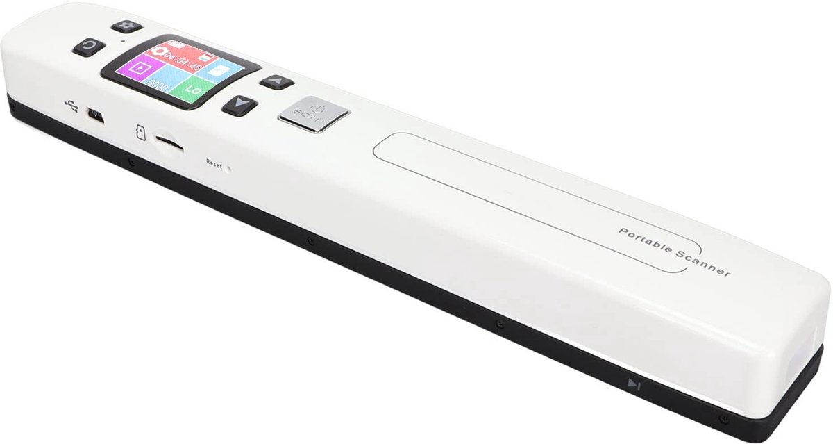 Allecto - Documentscanner - Draagbare Handscanner - Hoge resolutie - Wit - Monochromatische scanner - Voor documenten en foto's