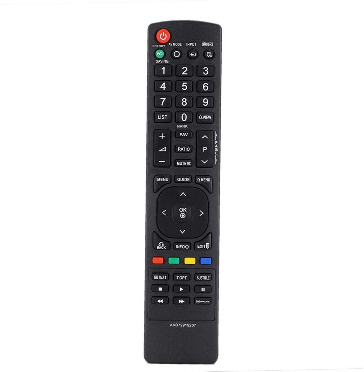 Allecto - TV Afstandsbediening - Compatibel met Diverse Modellen - Geschikt voor LG - Eenvoudig in Gebruik - Duurzaam - Geschikt voor Huishoudens -...