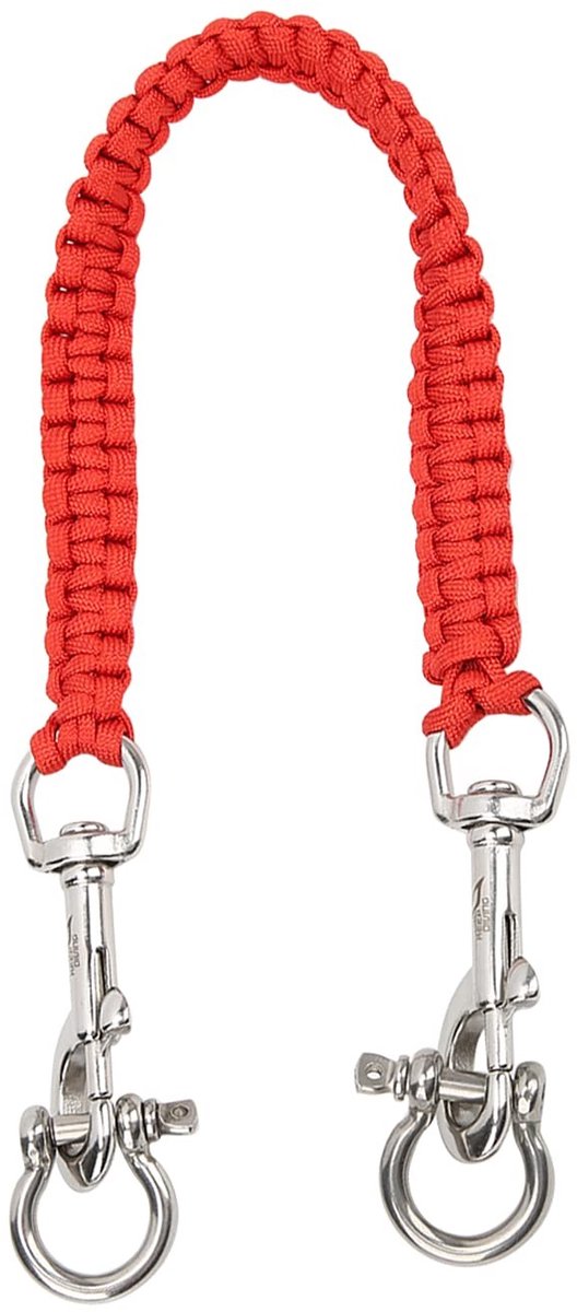 Allecto - Diving Camera Lanyard - 360° Retractable - Camera Handle Rope - Rood - Ideaal voor Onderwaterfotografie - Handige Bevestiging - Geschikt ...