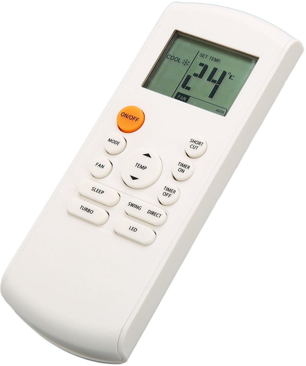 Allecto - Airconditioner Afstandsbediening - Vervangings afstandsbediening - Compact formaat - Geschikt voor R57 en RG57 series - Perfect voor alle...