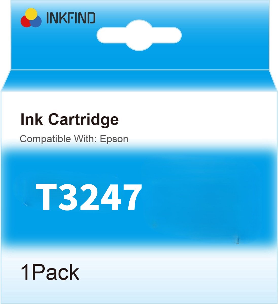 INKFIND T3247 Rood inktcartridge compatibel met Epson T3247 Geschikt voor Epson SureColor SC-P400 -1-pack R