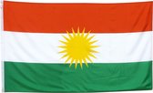 Trasal - vlag Koerdistan - koerdische vlag – 150x90cm