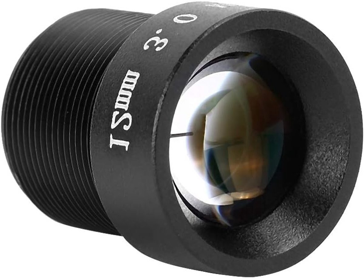 12mm groothoeklens voor CCTV-camera's - 3MP HD bewakingslens voor slimme surveillance en beveiliging