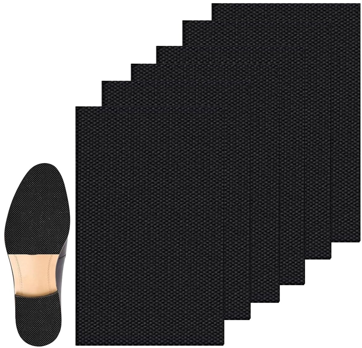 Verbeterde Snijbare Rubber Grip Tape - Antislip Vellen, Warmtebestendig, Zelfklevend en Waterdicht voor Handgrepen, Contactoppervlakken, Doe-Het-Zelf Klussen en Vloerbescherming