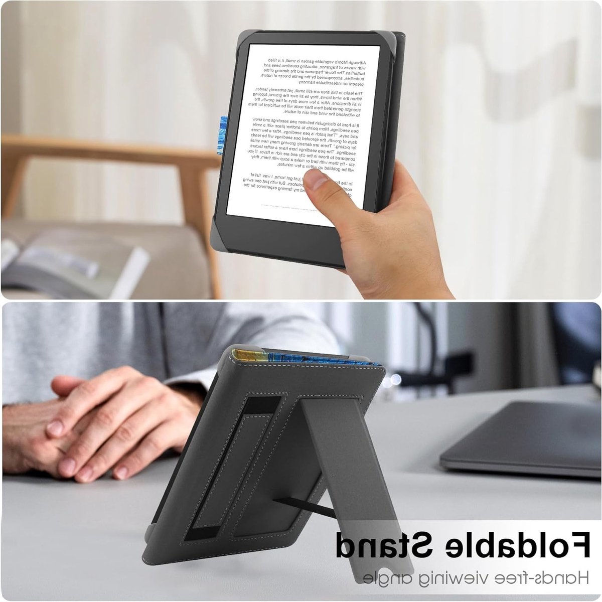 Universele Beschermhoes voor 6.8 Inch en 7 Inch E-readers - Geschikt voor Kindle, Kobo en PocketBook - Duurzame Cover voor E-book Readers met Stijlvolle Bescherming – foto 3