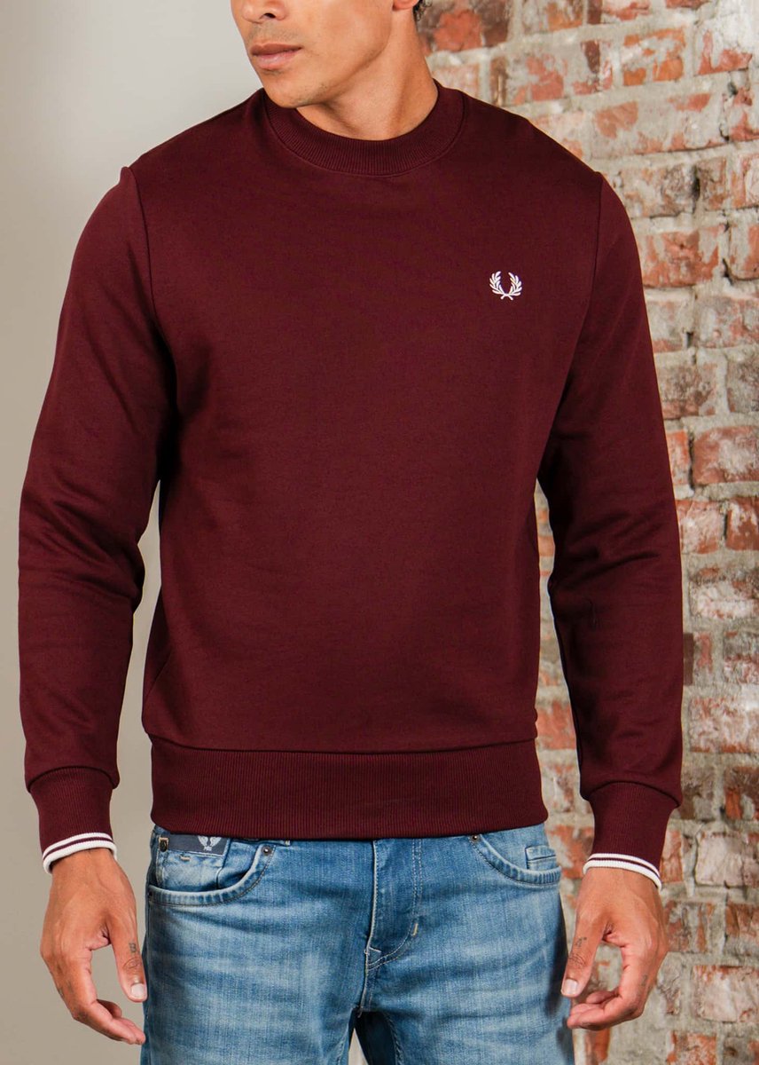 Fred Perry - Sweater - Bordeaux - L (40)