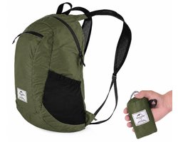 Naturehike Yunyan Opvouwbare Rugzak – 18L – Lichtgewicht Daypack & Dagrugzak – Compacte backpack – Waterbestendig – Reistas voor handbagage – 30D Nylon – Groen