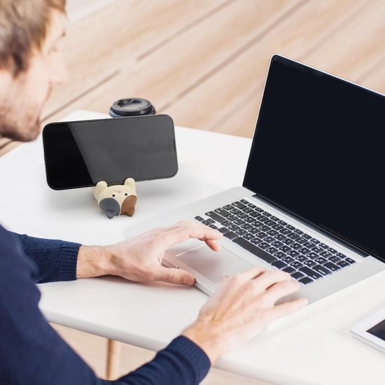 2 Stuks Schattige Kat Telefoonhouder - Grappige Kat Hoofd Tafelhouder voor Mobiele Telefoons en Accessoires — afbeelding 3