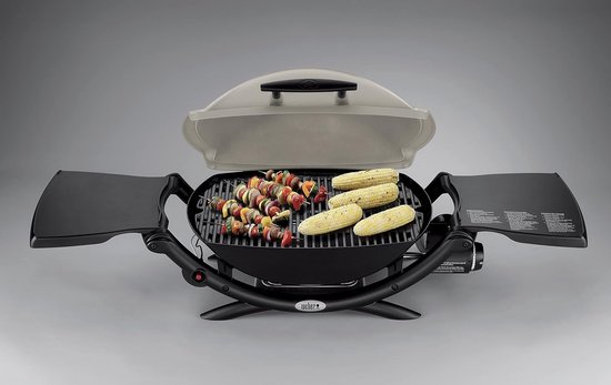 Houtskoolbarbecue XXL Grillwagen met Deksel – Oud – 153x73x137 cm – HomeByNicole — afbeelding 4
