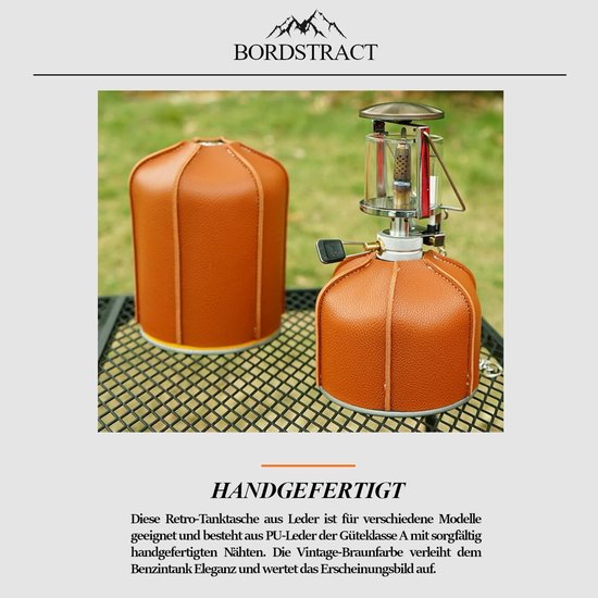 Allecto - Gasfles Bescherming - PU Leer - Maximale Bescherming - 230g - Gasfles Cover - Geschikt voor Camping - Kleur 230g — afbeelding 5